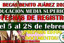 Ya hay fechas de REGISTRO para las Becas Benito Juárez 2025 de Educación Media Superior