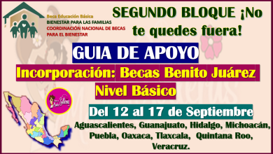 Esta es la GUIA DE APOYO para el Proceso de Registro de las Becas Benito Juárez Nivel básico