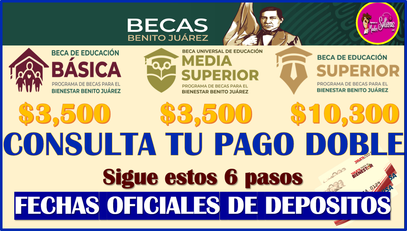 Continuan los pagos dobles de las Becas Benito Juárez, aquí te decimos cómo consultarlo