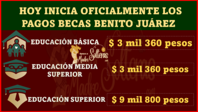 Hoy inician los pagos DOBLES de las Becas Benito Juárez