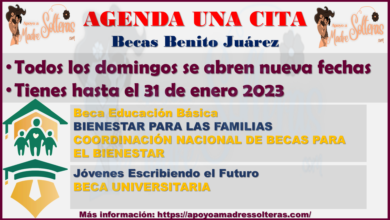 AGENDA TU CITA y confirma tu proceso de registro para las Becas Benito Juárez te damos los pasos