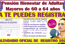 Primer Calendario oficial de registro 2025 para la Pensión Mujeres Bienestar, estos son los requisitos y fechas