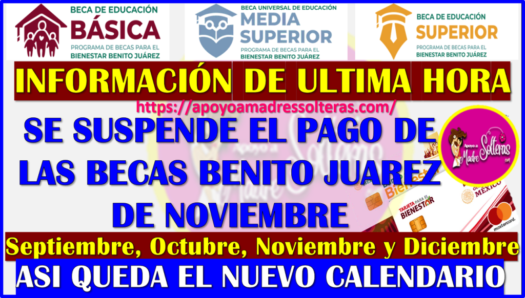 ¡De Ultima Hora! Se Cambian Las FECHAS OFICIALES DE PAGOS De Las Becas ...