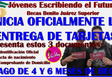 Si eres NUEVO BECARIO de la Beca Jóvenes Escribiendo el futuro ya puedes pasar por tu TARJETA DEL BIENESTAR