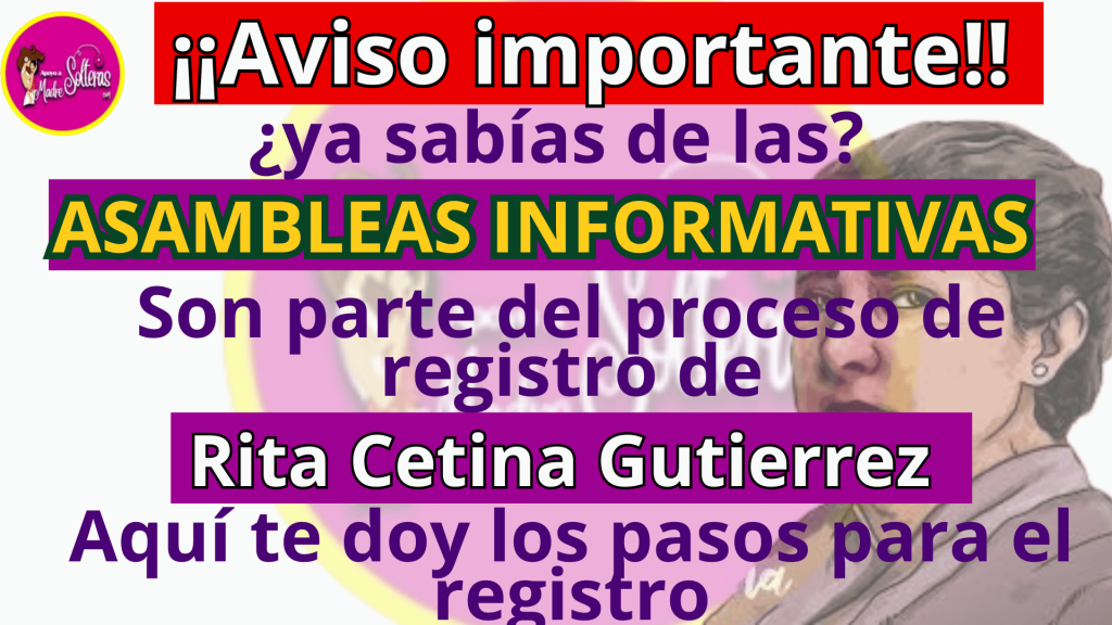 ¡¿Ya sabías acerca de las "ASAMBLEAS EDUCATIVAS"?! Son parte del proceso del registro para la Nueva Beca Universal Rita Cetina Gutiérrez! 🌟📚 ¡Aquí te Muestro el Paso a Paso cómo registrarte!