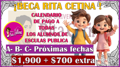 El pago de la Beca Rita Cetina para secundaria se entregara siguiendo un orden alfabético por apellidos.