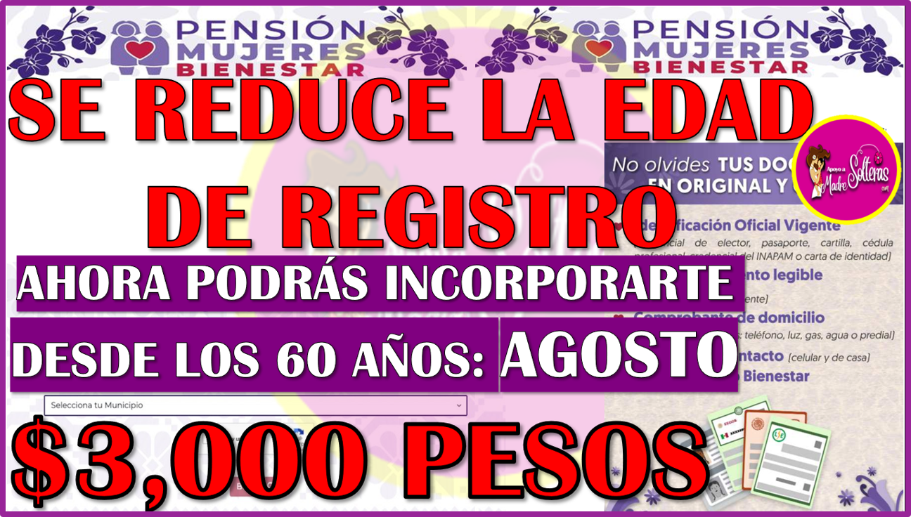 ▷ Ya podrás registrarte desde los 60 años en la Pensión Mujeres Bienestar 2025, aqui toda la información » 2025 Apoyos a Madres Solteras 🥇 Ya podrás registrarte desde los 60 años en la Pensión Mujeres Bienestar 2025, aqui toda la información