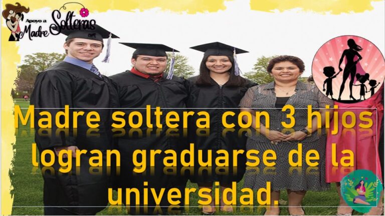 Madre Soltera Con 3 Hijos Logra Graduarse De La Universidad 🥇 