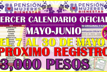 Pensión Mujeres Bienestar ya tiene su Calendario Oficial de Pagos del tercer bimestre 2025
