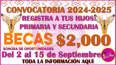 Ya puedes registrar a tus hijos en la Beca Oportunidades Sonora 2024-2025