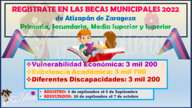 Ya inició el registro Para las BECAS MUNICIPALES 2022 de Atizapán de Zaragoza AQUI EL PROCESO DE REGISTRO