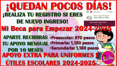 ¡YA SOLO QUEDAN POCOS DÍAS! Realiza tu registro en Mi Beca para Empezar 2024-2025