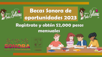 BECA SONORA DE OPORTUNIDADES 2023