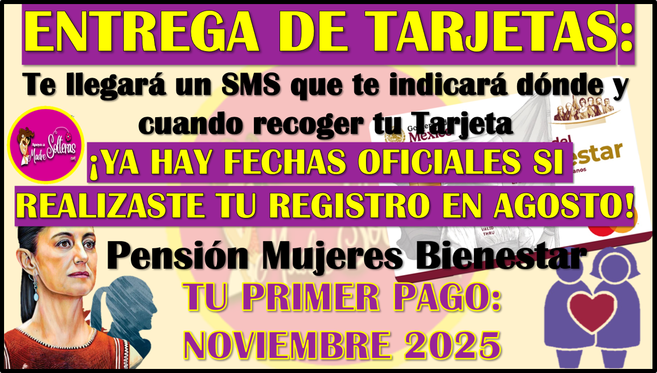▷ Atención Mujeres Bienestar ¿Quieres saber cuales son las fechas para recibir tu tarjeta bienestar? » 2025 Apoyos a Madres Solteras 🥇 Atención Mujeres Bienestar ¿Quieres saber cuales son las fechas para recibir tu tarjeta bienestar?