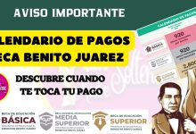 ¡Aviso importante! Calendario de pago Becas Benito Juárez Bienestar