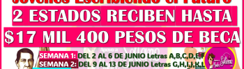 Hasta 6 meses de Beca podrás recibir en Junio con la Beca Jóvenes Escribiendo el Futuro 2025