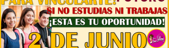 ¡Ya hay fechas de nuevas vinculaciones! para el programa de Jóvenes Construyendo el Futuro 2025