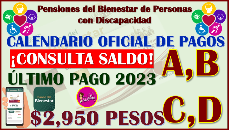 Pensión Bienestar De Personas Con Discapacidad Este Es Tu CALENDARIO ...