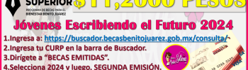 Así quedan tu siguiente deposito de Jóvenes Escribiendo el Futuro 2024 ¡ULTIMO PAGO!