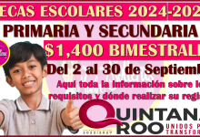 Ya esta disponible el REGISTRO para las Becas Escolares 2024-2025, aquí te brindo toda la información