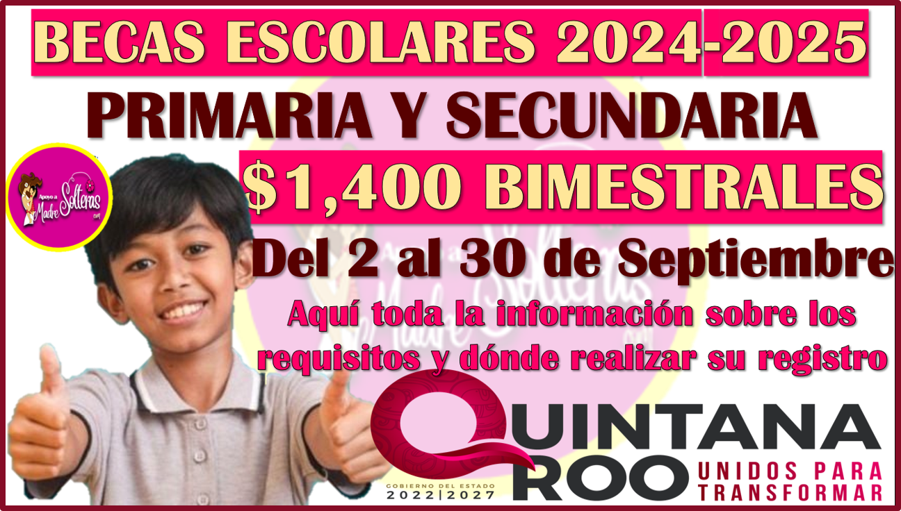 Ya esta disponible el REGISTRO para las Becas Escolares 2024-2025, aquí te brindo toda la información