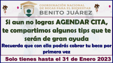 Te compartimos un par de TIPS para que puedas agendar tu cita Benito Juárez, recuerda que hay fecha limite
