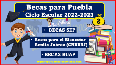 ¡Atención Puebla! BECAS  para el Ciclo Escolar 2022-2023 Nivel Básico, Media Superior y Superior.
