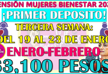 Pensión Mujeres Bienestar 60 a 64 años: Tercera semana de pagos del bimestre Enero–Febrero 2026
