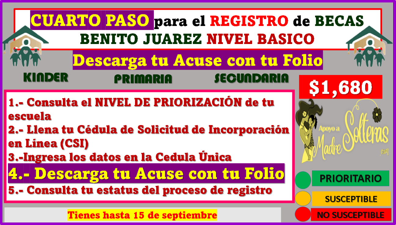 CUARTO PASO para el REGISTRO de Becas Benito Juárez 2022-2023: DESCARGA TU FOLIO