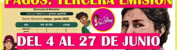 Tercer Calendario Oficial de pagos de la Beca Rita Cetina Gutierrez 2025, aqui te lo comparto
