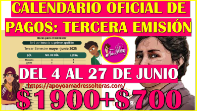 Tercer Calendario Oficial de pagos de la Beca Rita Cetina Gutierrez 2025, aqui te lo comparto