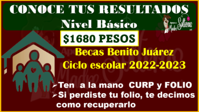 CONSULTA TU RESULTADO DE LAS BECAS BENITO JUÁREZ 2022-2023 Nivel Básico