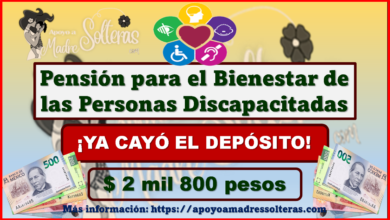 Pensión para el Bienestar de las Personas con Discapacidad, CONFIRMACIÓN DE PAGOS