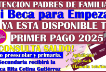 Padres de familia ya pueden disponer de su apoyo económico de Mi Beca Para empezar 2025