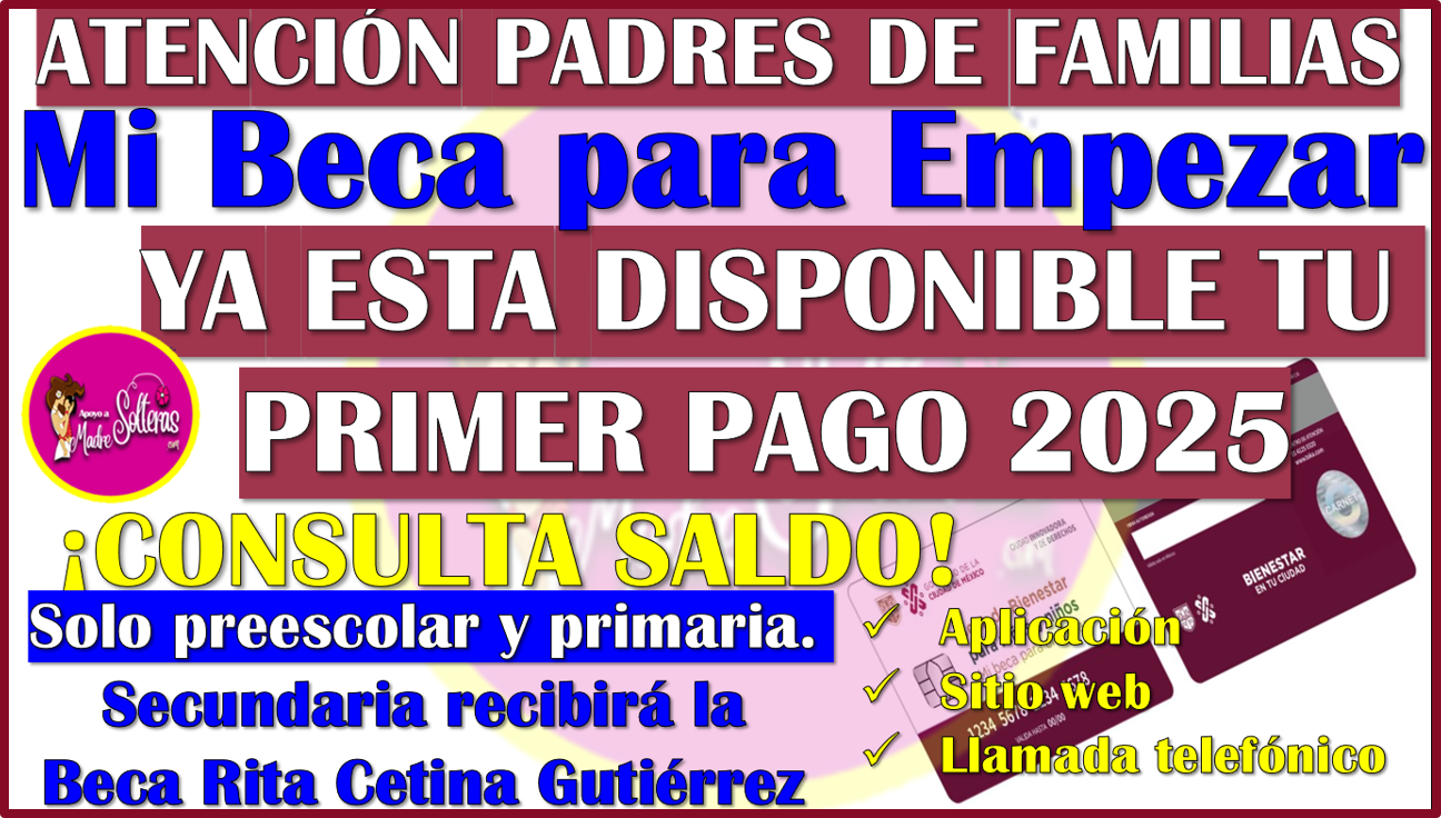 Padres de familia ya pueden disponer de su apoyo económico de Mi Beca Para empezar 2025