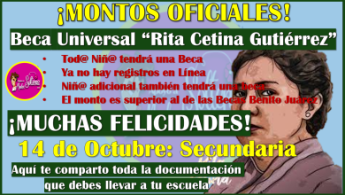 Así quedan los montos oficiales de la nueva Beca Universal "Rita Cetina Gutierrez"