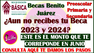 Preescolar, Primaria y Secundaria, este es tu monto total si aún no has recibido depósitos 2023 y 2024 de las Becas Benito Juárez