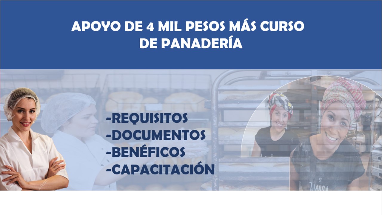 ▷ Apoyo de 4 mil pesos más curso de panadería » 2021 Apoyos a Madres Solteras 🥇 apoyo-de-4-mil-pesos-mas-curso-de-panaderia