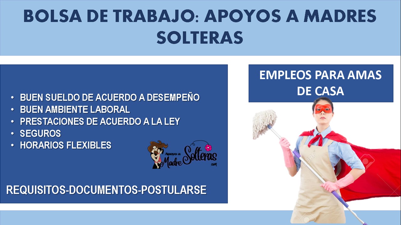 ▷ Empleos para Amas de Casa » 2021 Apoyos a Madres Solteras 🥇 empleos-para-amas-de-casa-apoyos-madres-solteras