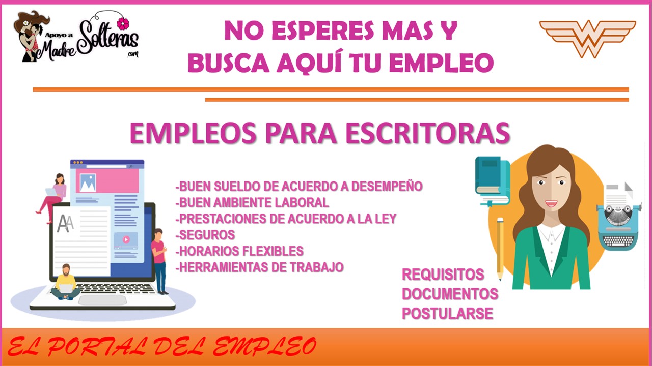 ▷ Empleos para escritoras » 2021 Apoyos a Madres Solteras 🥇 empleos-para-escritoras