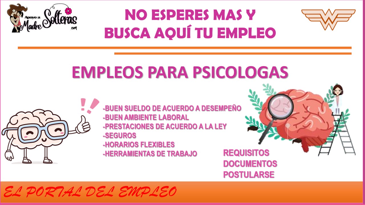 ▷ Empleos para psicólogas » 2021 Apoyos a Madres Solteras 🥇 empleos-para-psicologas