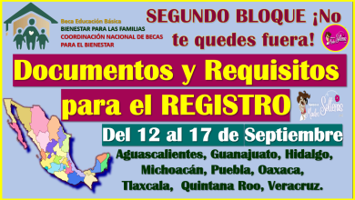 Requisitos y Documentos para el REGISTRO de las Becas Benito Juárez Nivel Básico SEGUNDO BLOQUE
