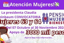 ¡Atención Mujeres! 📅 Ya Disponibles las Fechas para el Registro de la Pensión Bienestar para 60 y 64 Años 💜