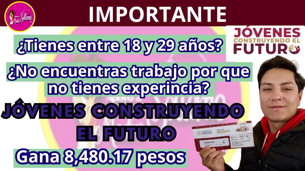 Tu futuro profesional empieza hoy. 🌟 Con "Jóvenes Construyendo el Futuro", puedes encontrar empleo y crecer. ¡No dejes pasar esta oportunidad! 💼🚀