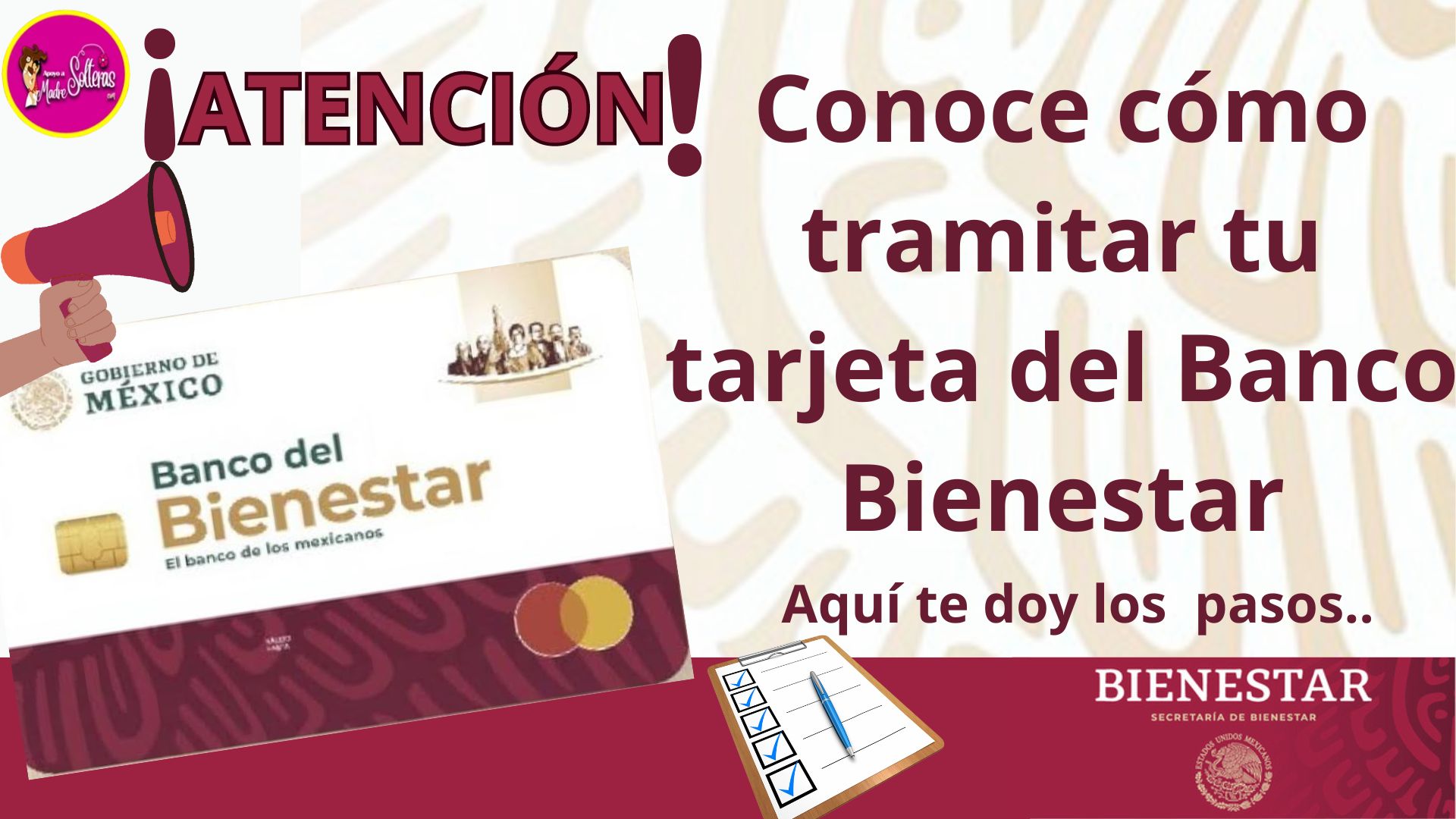 ¡Atención beneficiarios! 🏦 Conoce cómo tramitar tu tarjeta del Banco Bienestar y recibe tu apoyo directo sin intermediarios. ¡Infórmate aquí! 💳✨"