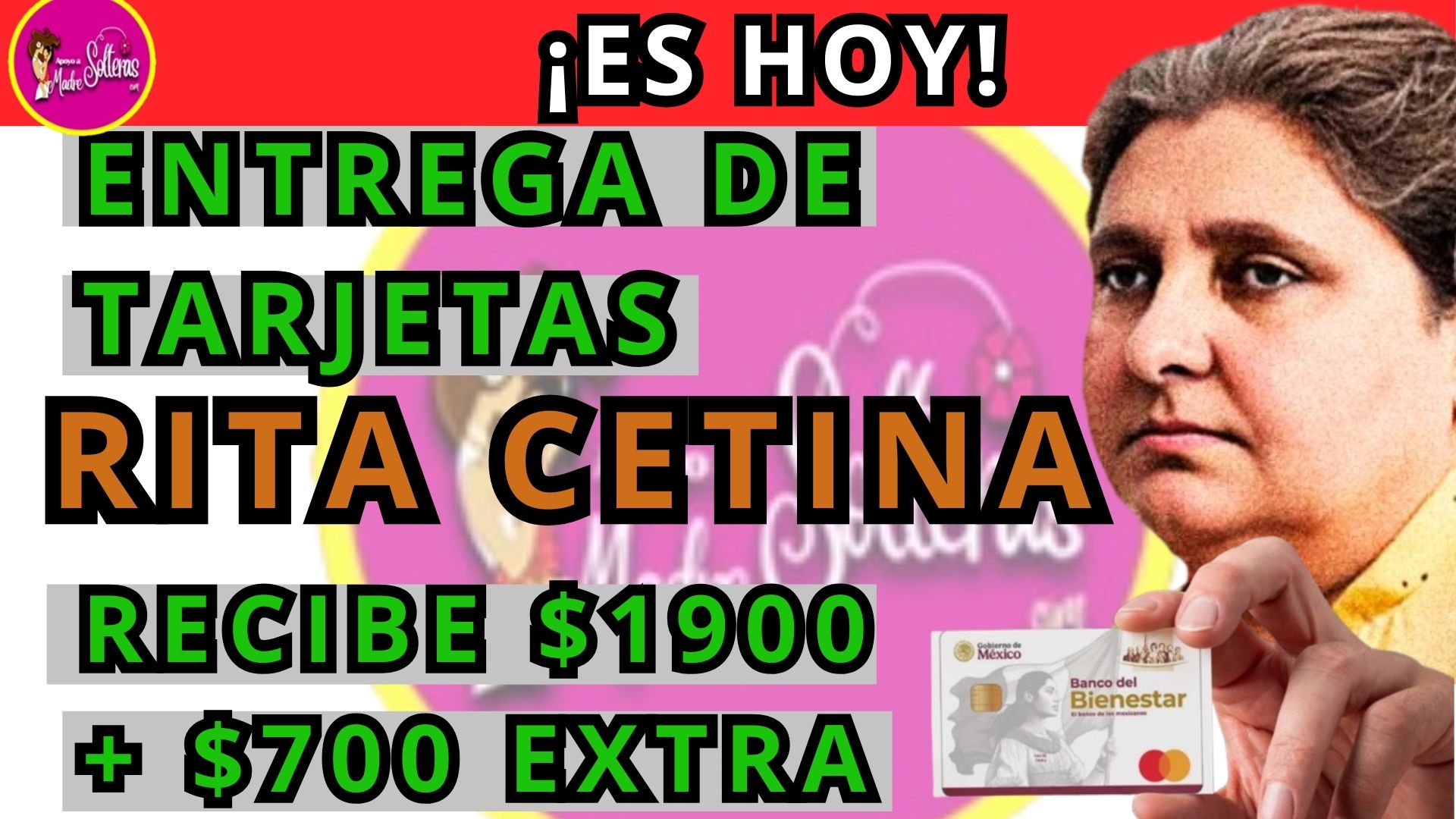 ¡Hoy Inicia! Entrega de Tarjetas Rita Cetina: ¡1,900 Pesos y Más Beneficios para Todos! 🎓💳