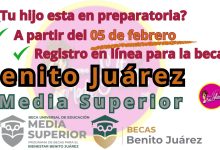 ¡Atención papás! 📚 Si tus hijos están en la preparatoria, ya puedes registrarlos en línea para la Beca Benito Juárez. ¡Mira las fechas de convocatoria! 🗓️💡