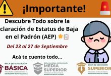 ¡Importante! Descubre Todo sobre la Aclaración de Estatus de Baja en el Padrón (AEP) 🌟📋|23 septiembre|27 septiembre|documentos|